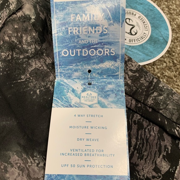 NWT Camo RealTree Aspect Fishing Shirt Short Sleeve Button Front Size S Camo … - Picture 8 of 14